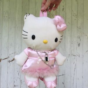 **SOLD** PUNK ANGEL HELLO KITTY PLUSH BACKPACK